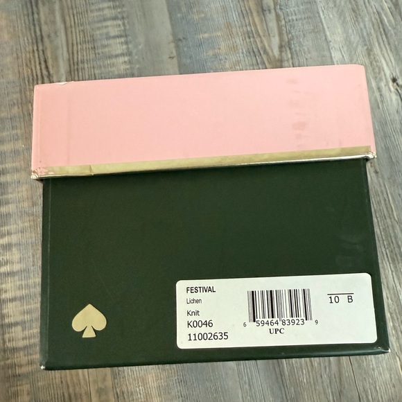 Kate Spade Festival Olive and Pink Slide Sandals Size 10 NIB - Picture 9 of 11